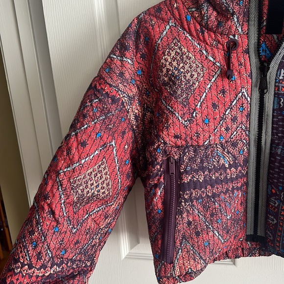 NWOT Free People Aztec Puffer Jacket - Picture 3 of 8